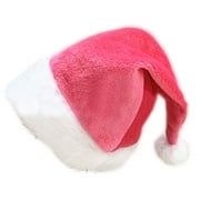 Furry Christmas Hat Christmas Party Hat Plush Santa Hat Navidad Props New Year Thick Christmas Hat Adults Kids
